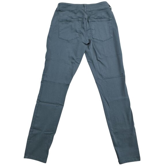 Maurices Womens Size S-R Slim Fit Pants Slate Blue Small Trouser Pockets Stretch - Picture 2 of 12